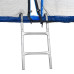 Батут  Atleto 183 см с сеткой синий + лестница  - фото №3